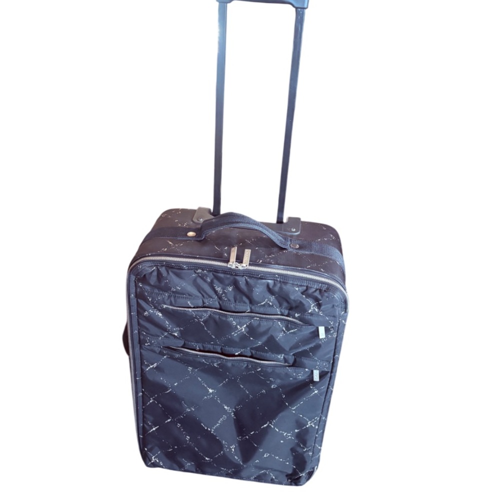 CHANEL Nylon Travel Trolley Rolling Luggage - Picture 2 of 10